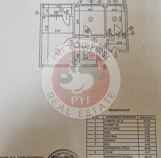 Petre Ispirescu | Ap 2camere | 54mp | decomandat | B8987